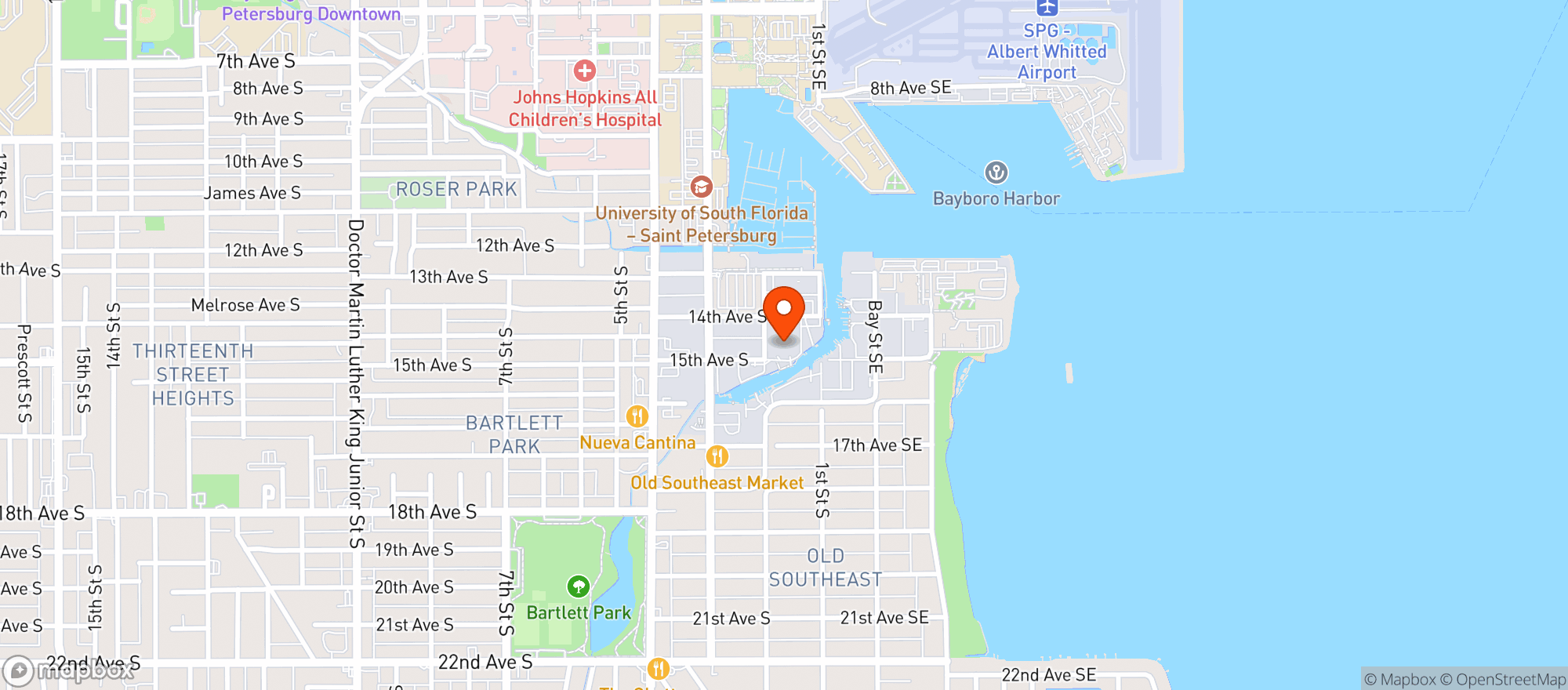 Map showing Big Catch At Salt Creek