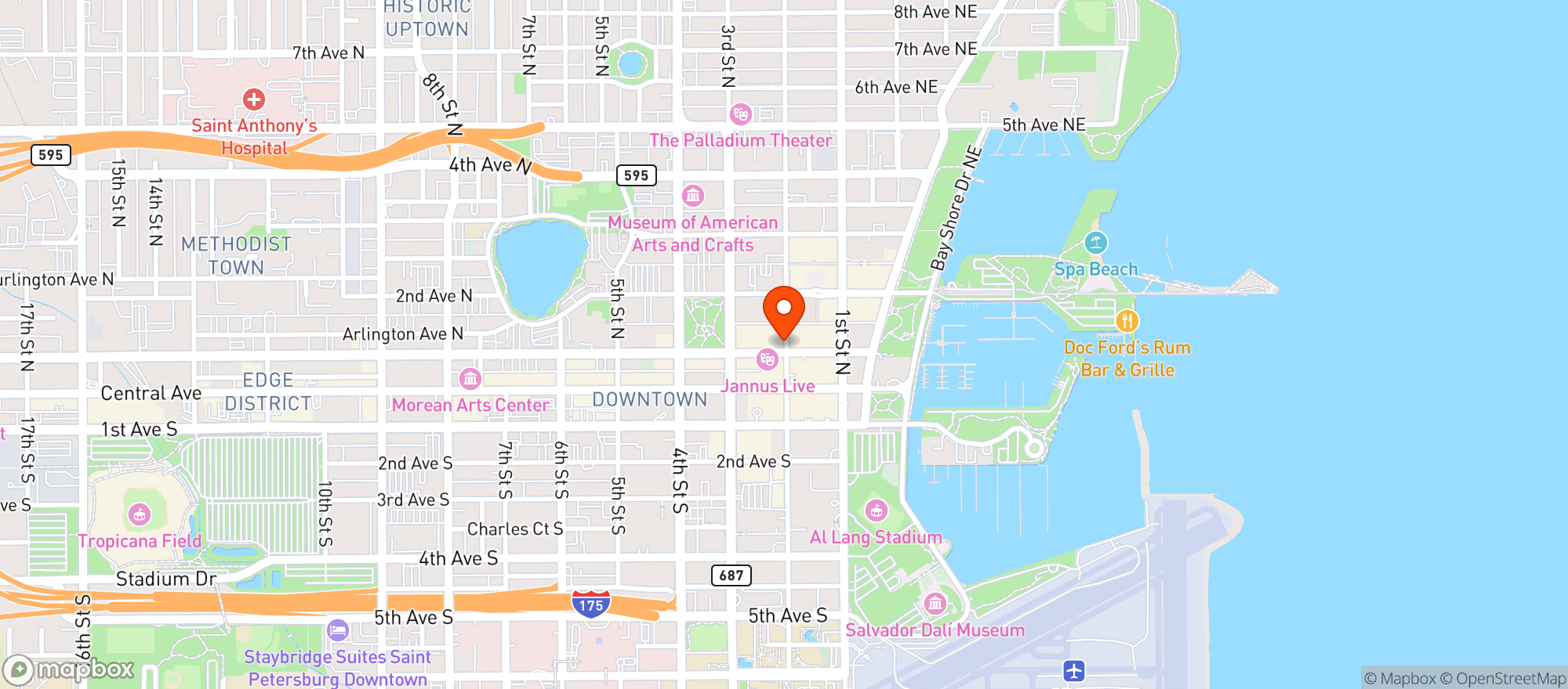 Map showing Ac Hotels By Marriott #unk