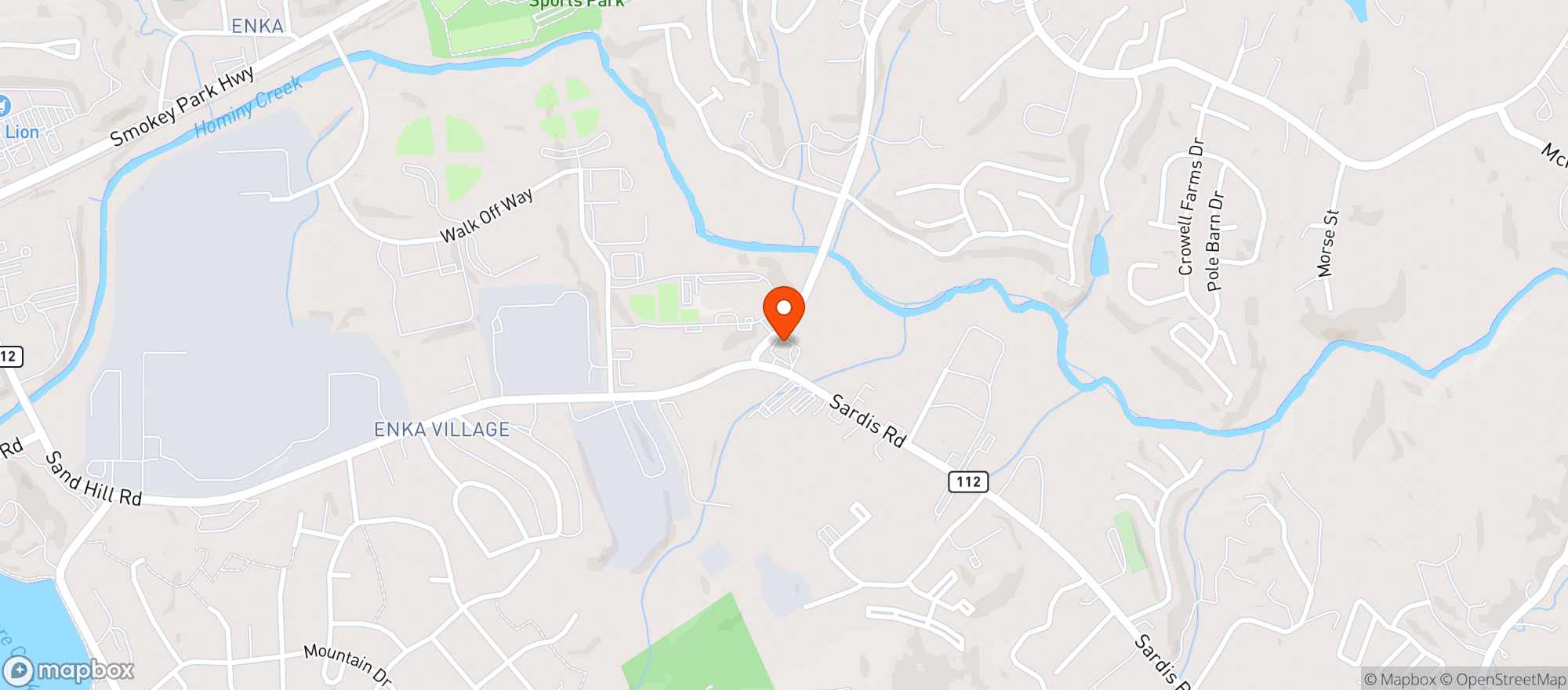 Map showing Roadrunner Market 6048