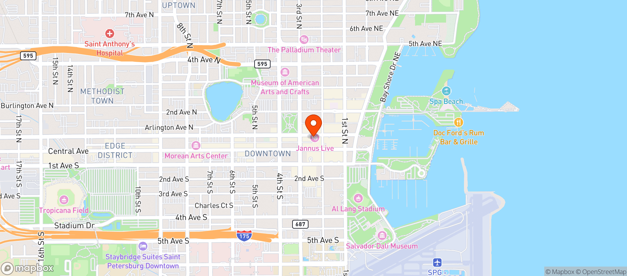 Map showing Shiso Crispy (1st Ave)