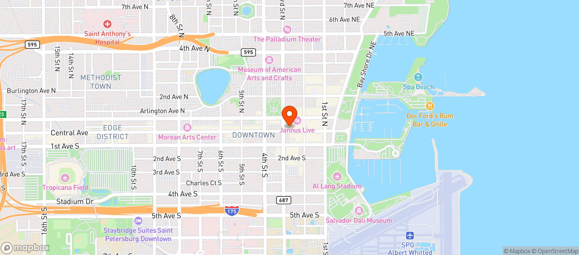 Map showing Crafty Squirrel