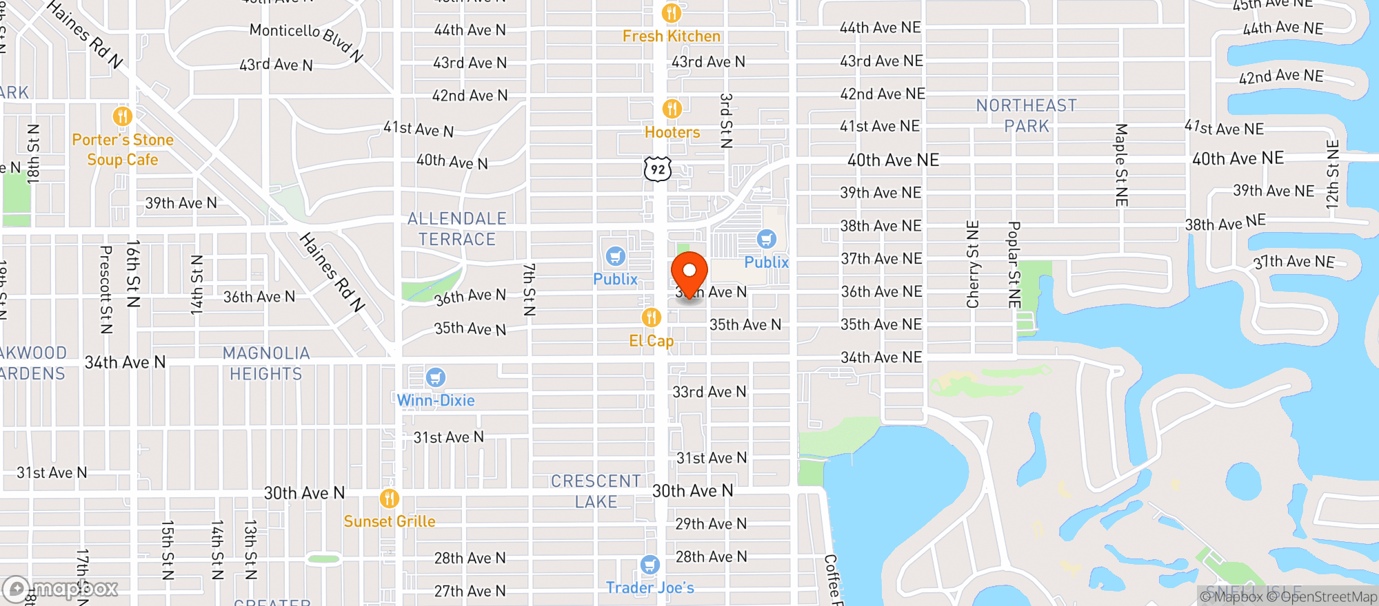 Map showing Abc Fine Wine & Spirits