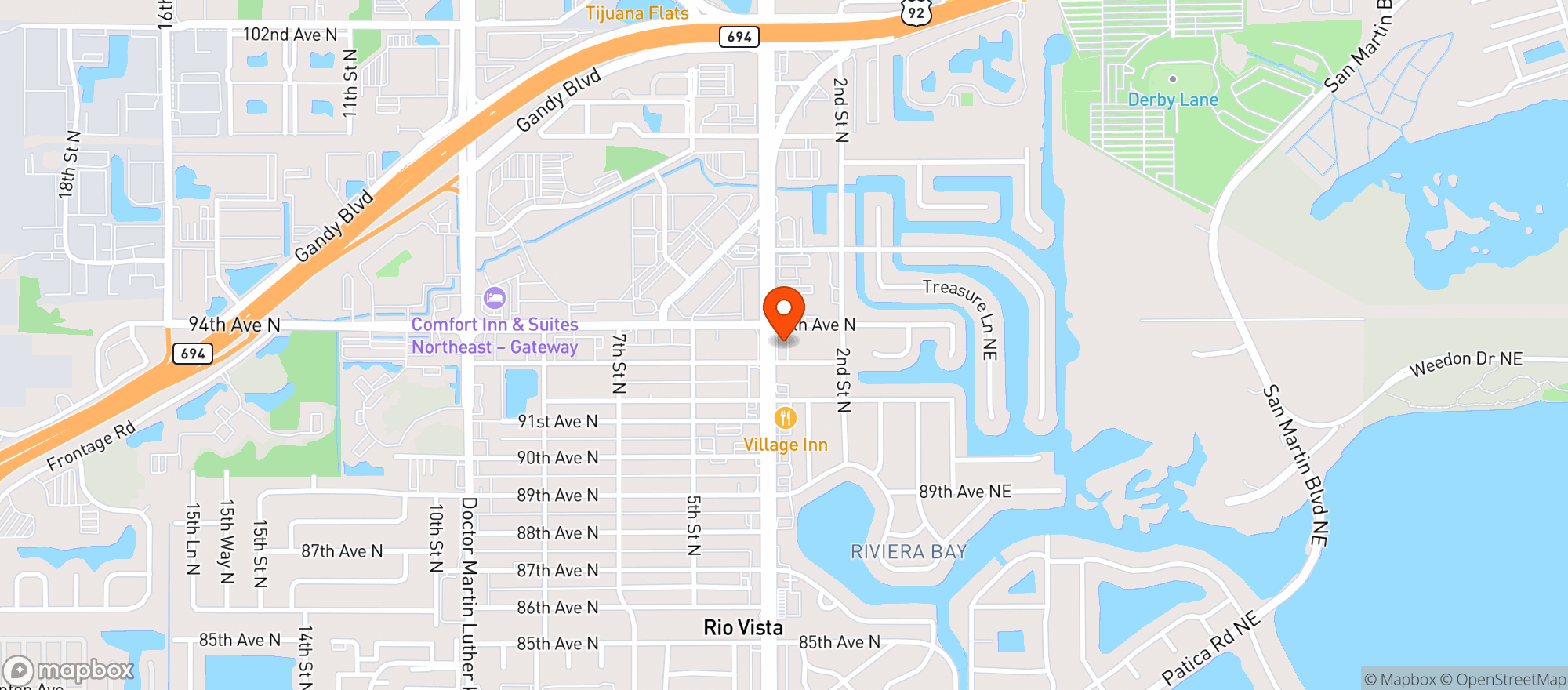 Map showing Kava House Brand - 4TH ST