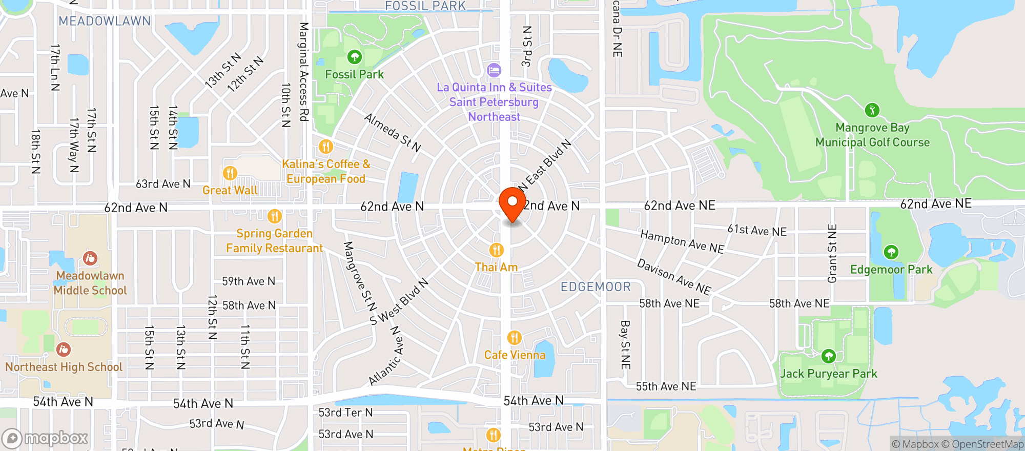 Map showing One Stop Bp