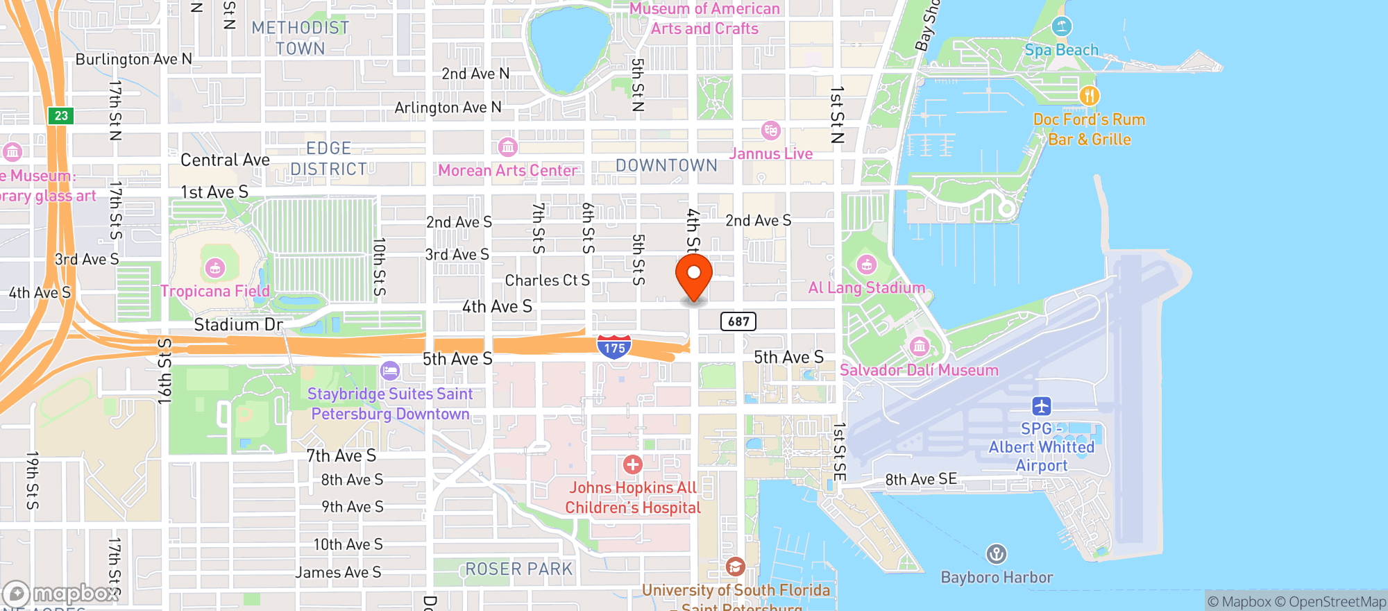 Map showing TARGET