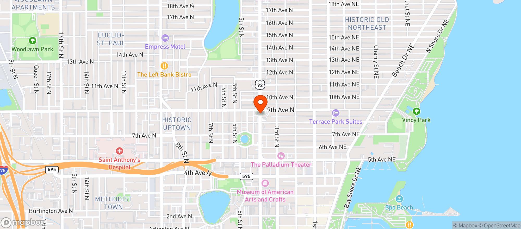 Map showing Cvs Pharmacy