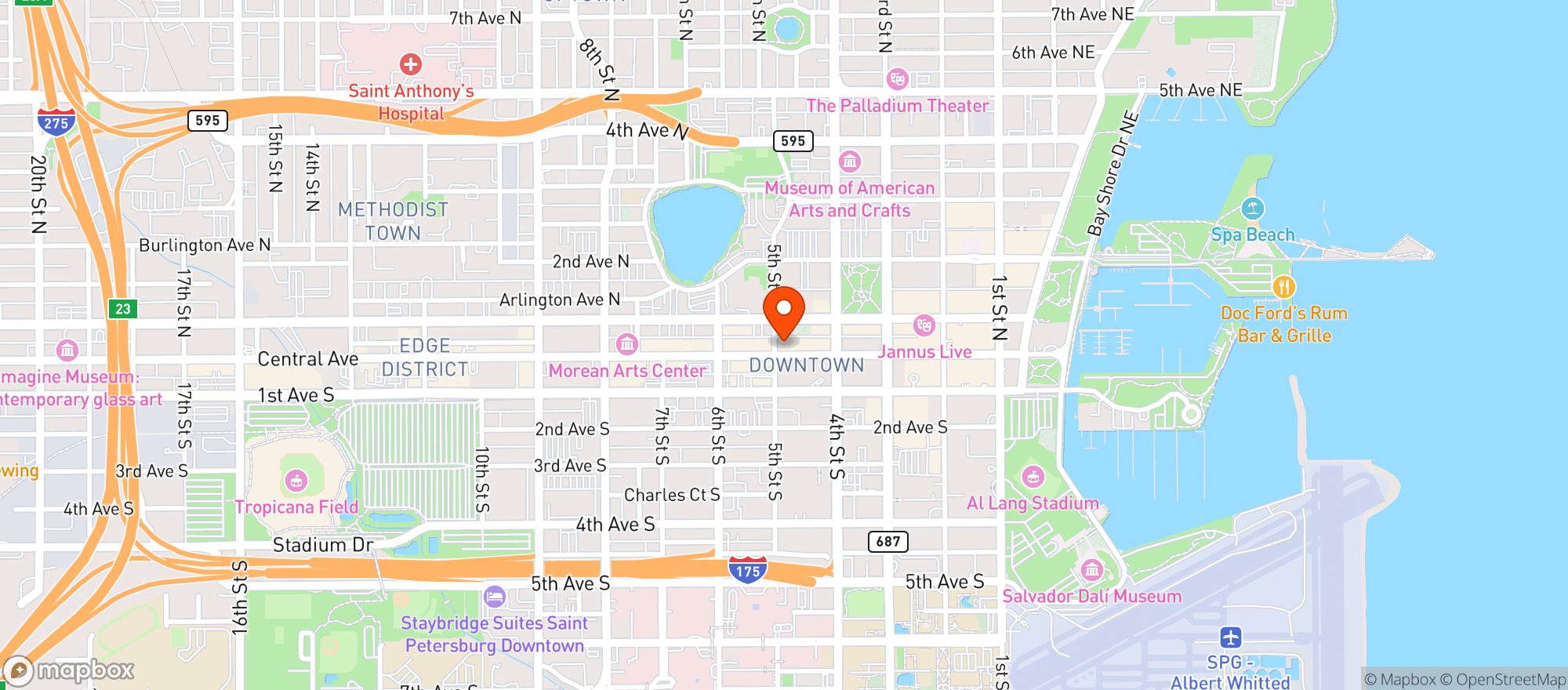 Map showing Concrete Jungle