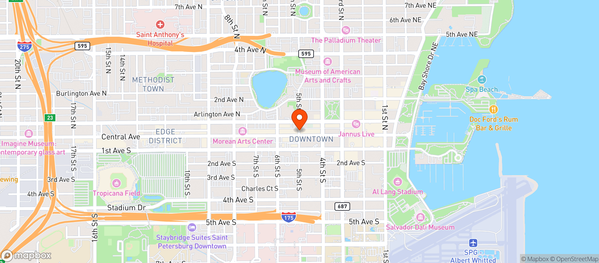 Map showing Acropolis Taverna
