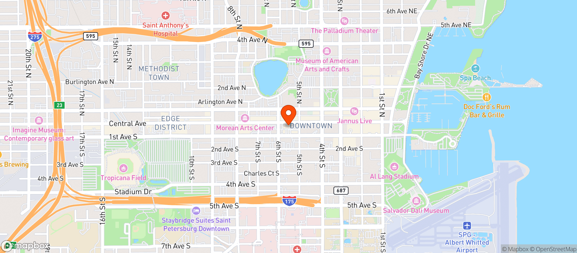 Map showing Whiskey Exchange (the)