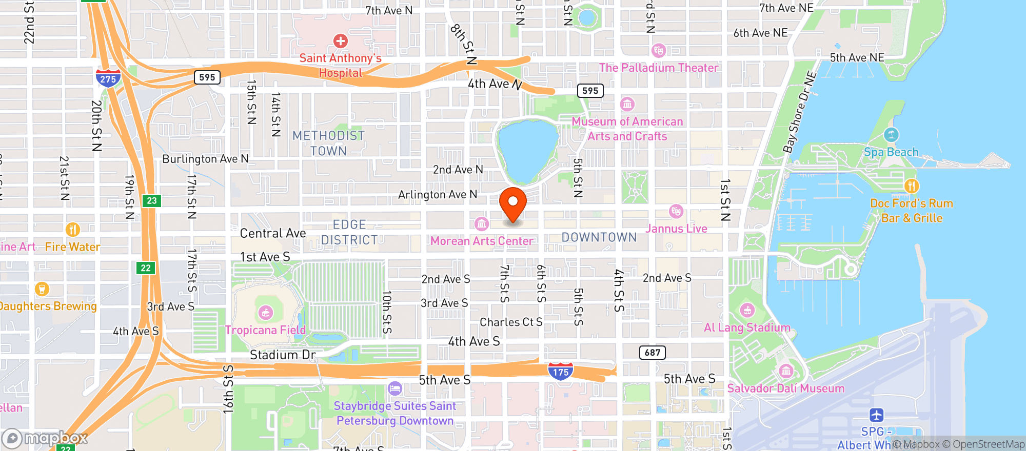 Map showing The Lure #07737