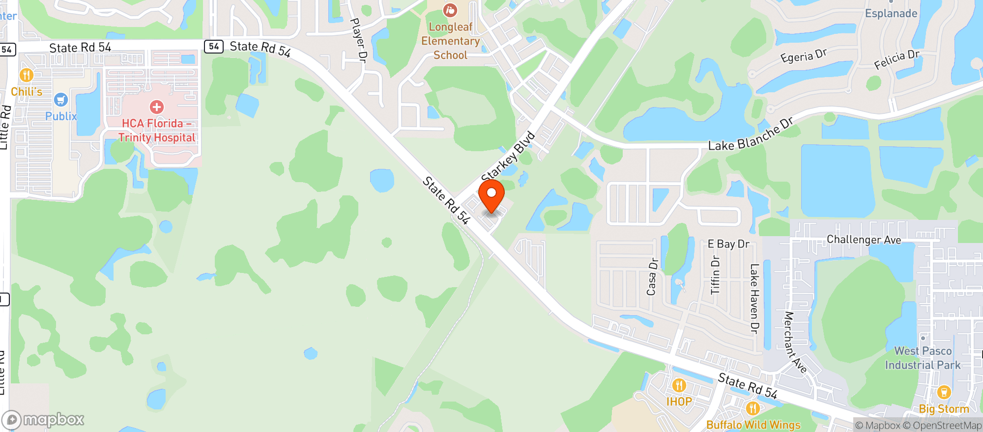 Map showing Circle K #2709830