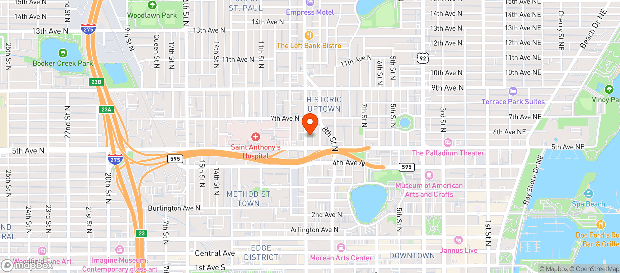 Map showing Nova 535
