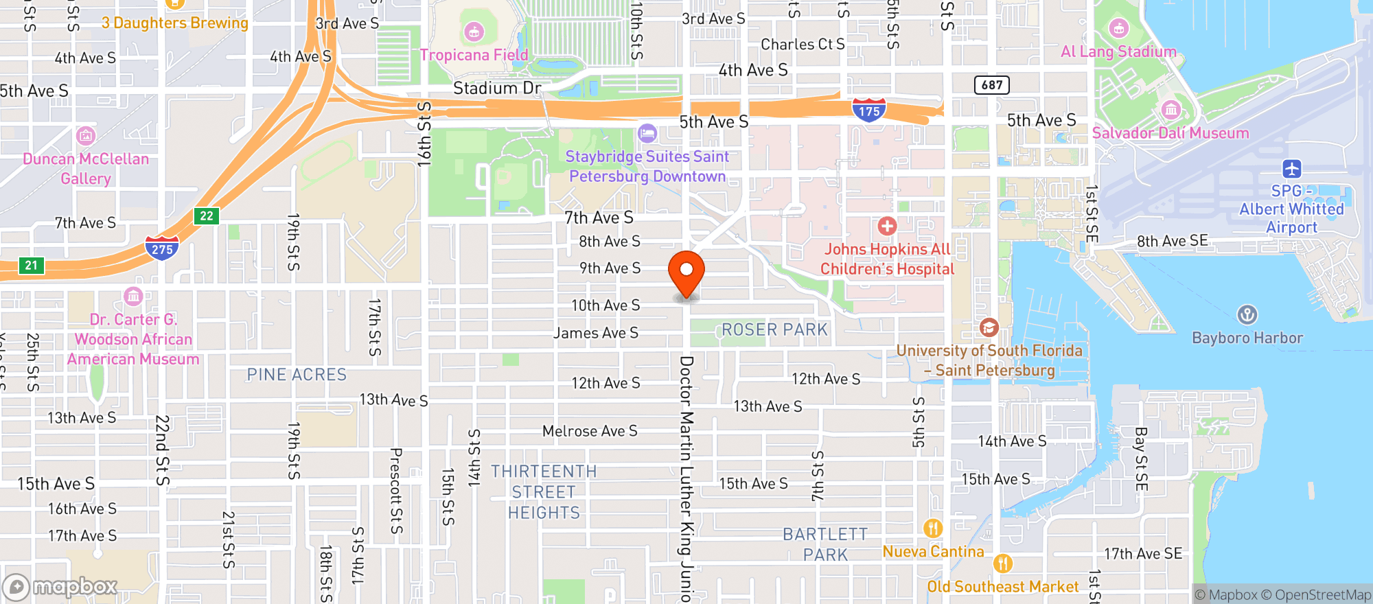 Map showing Sneh Food Mart