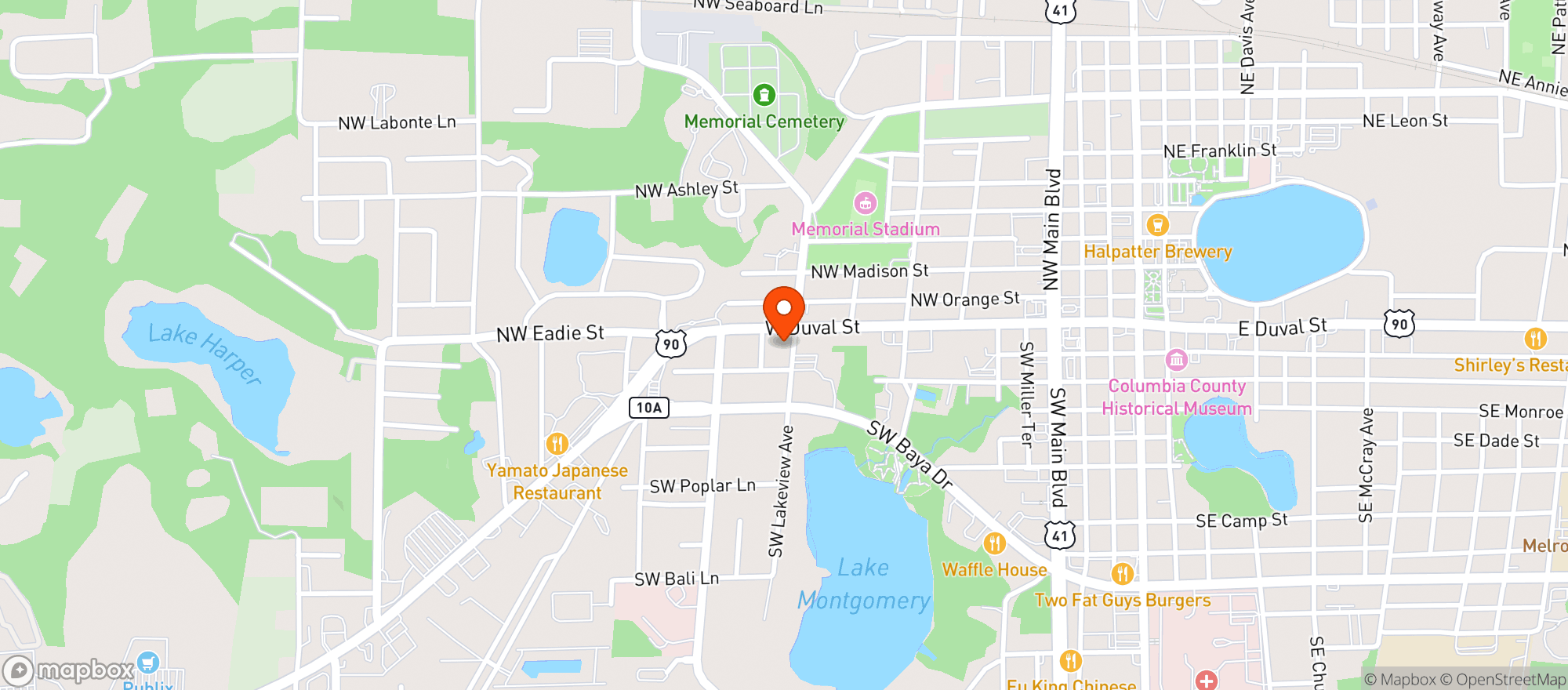 Map showing Gnc