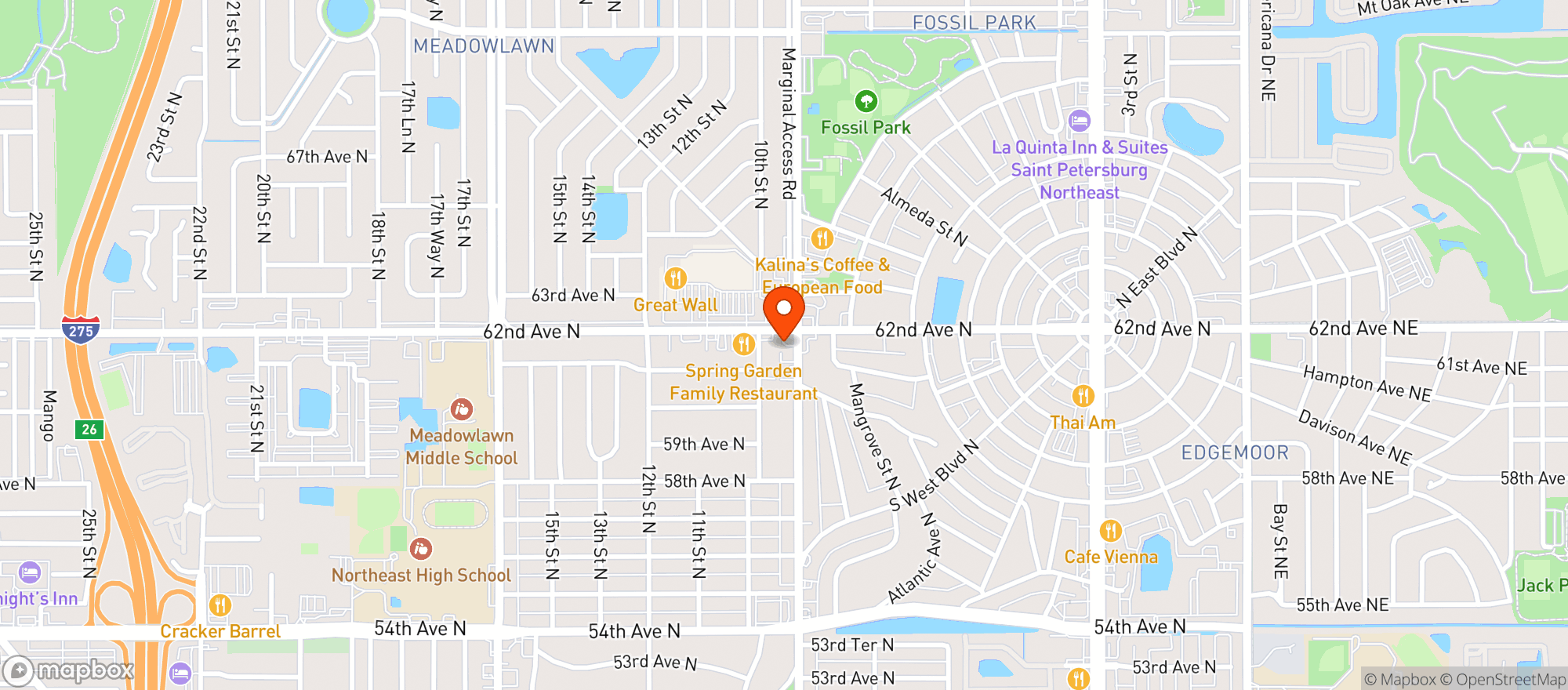 Map showing Stop & Go
