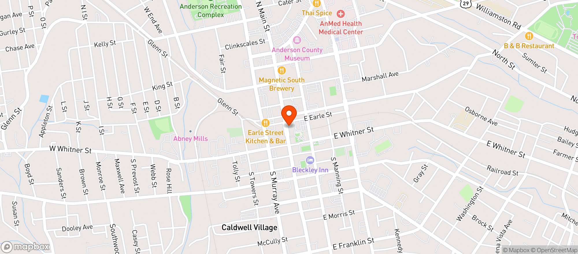 Map showing Club 134