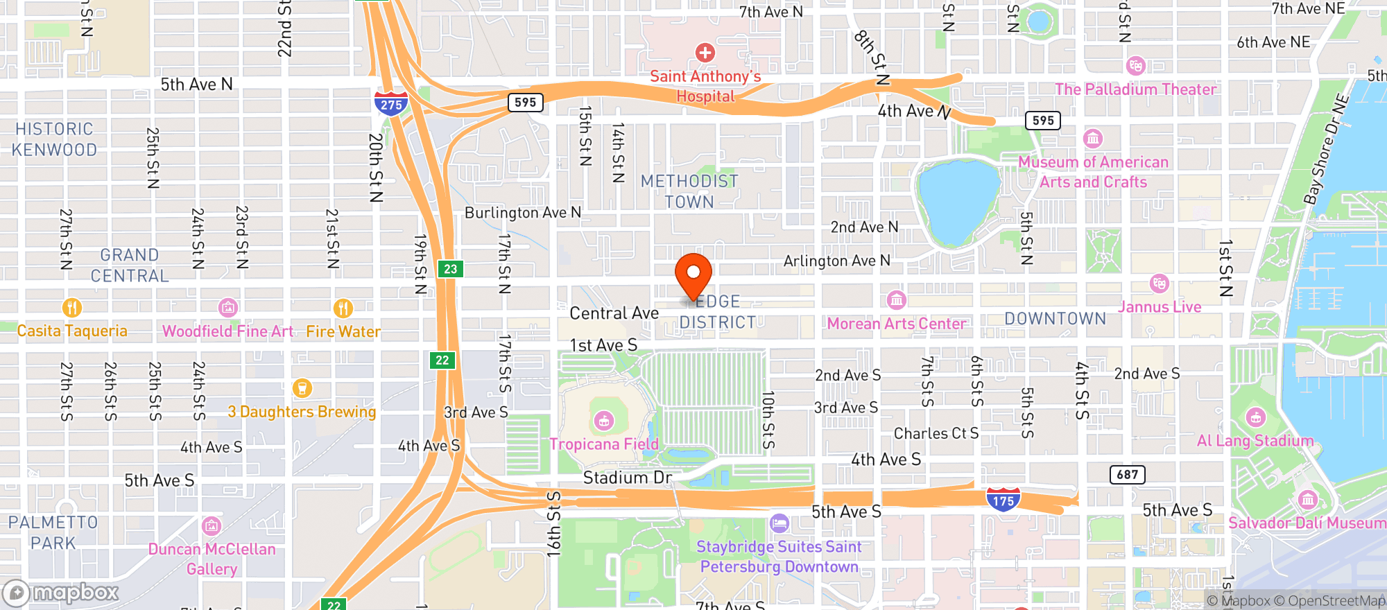 Map showing Intermezzo Coffee & Cocktails