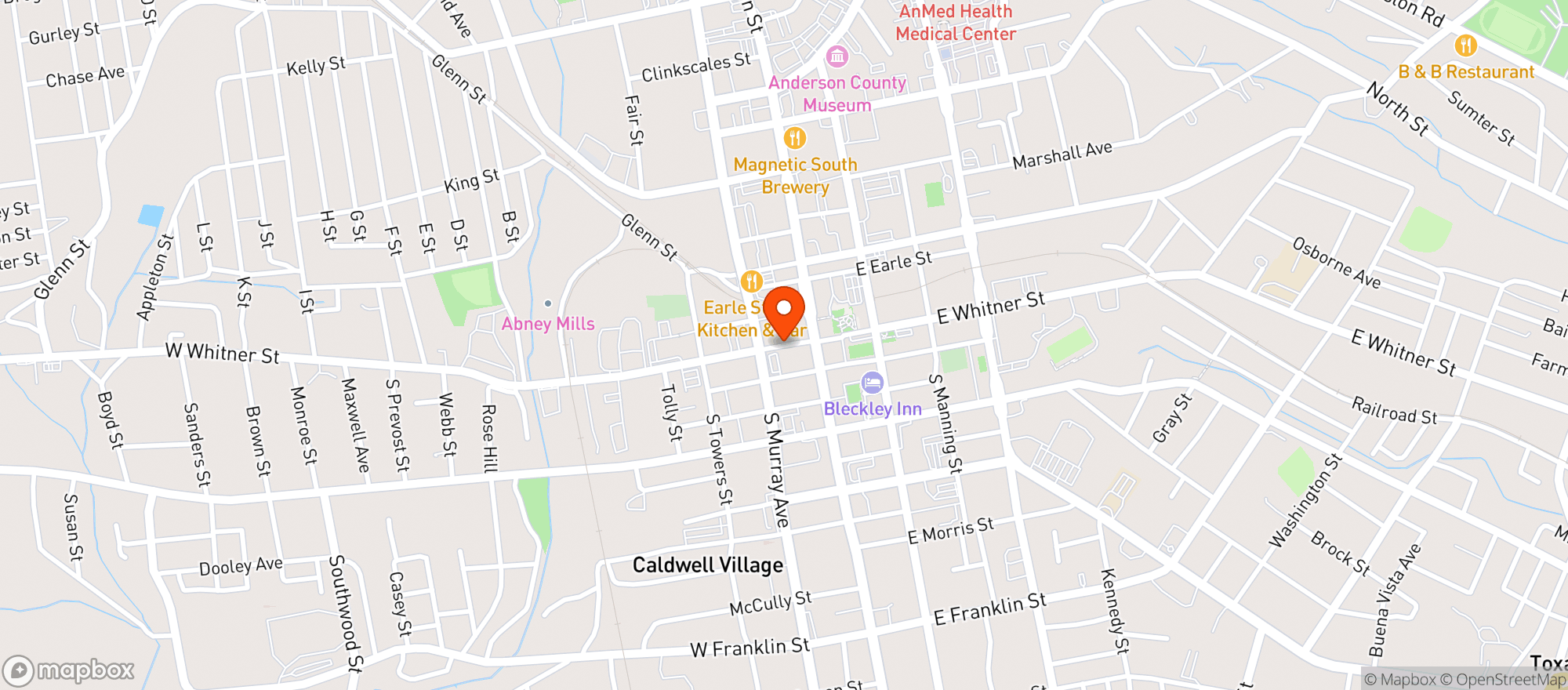 Map showing Taco Loco