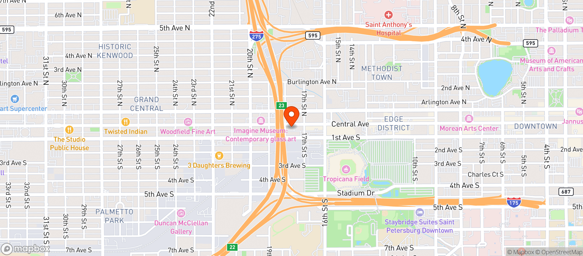 Map showing Dirty Laundry