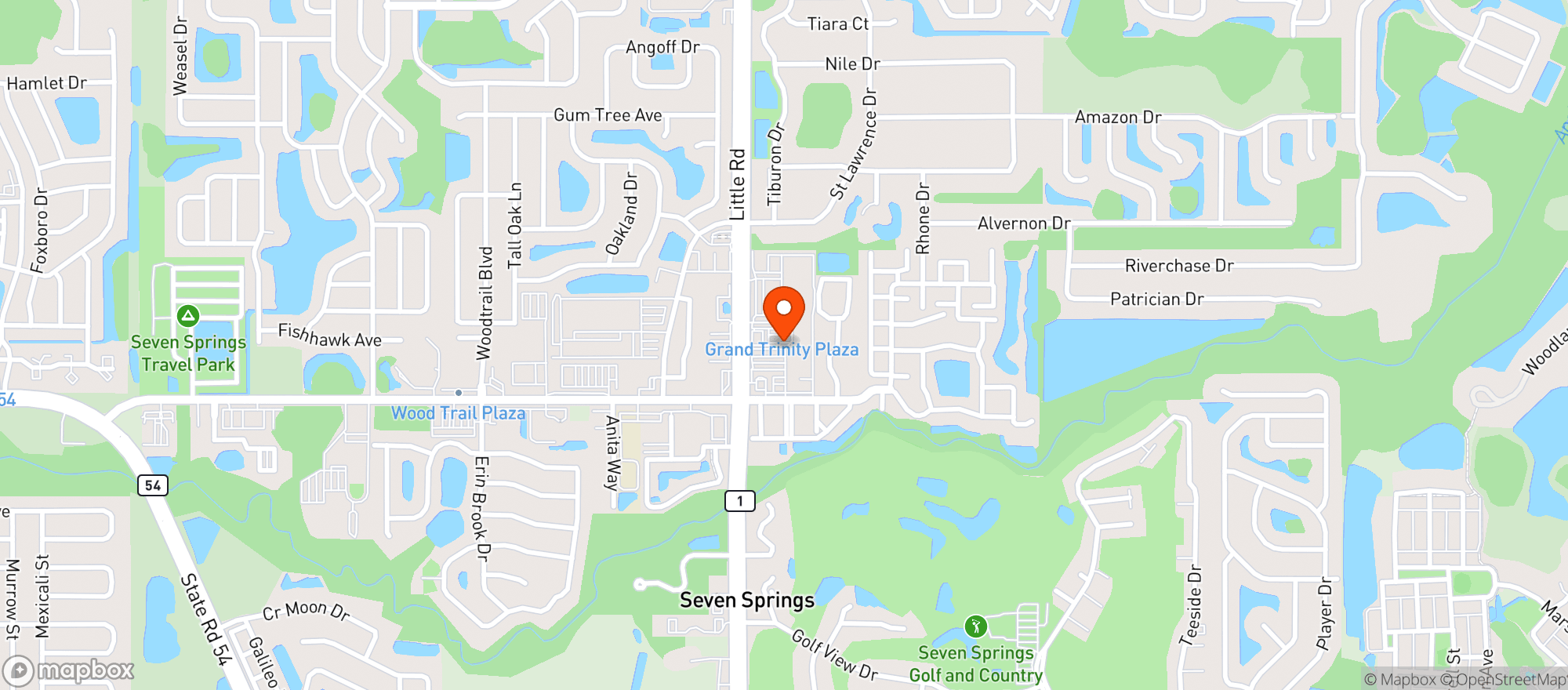 Map showing Molly Malones