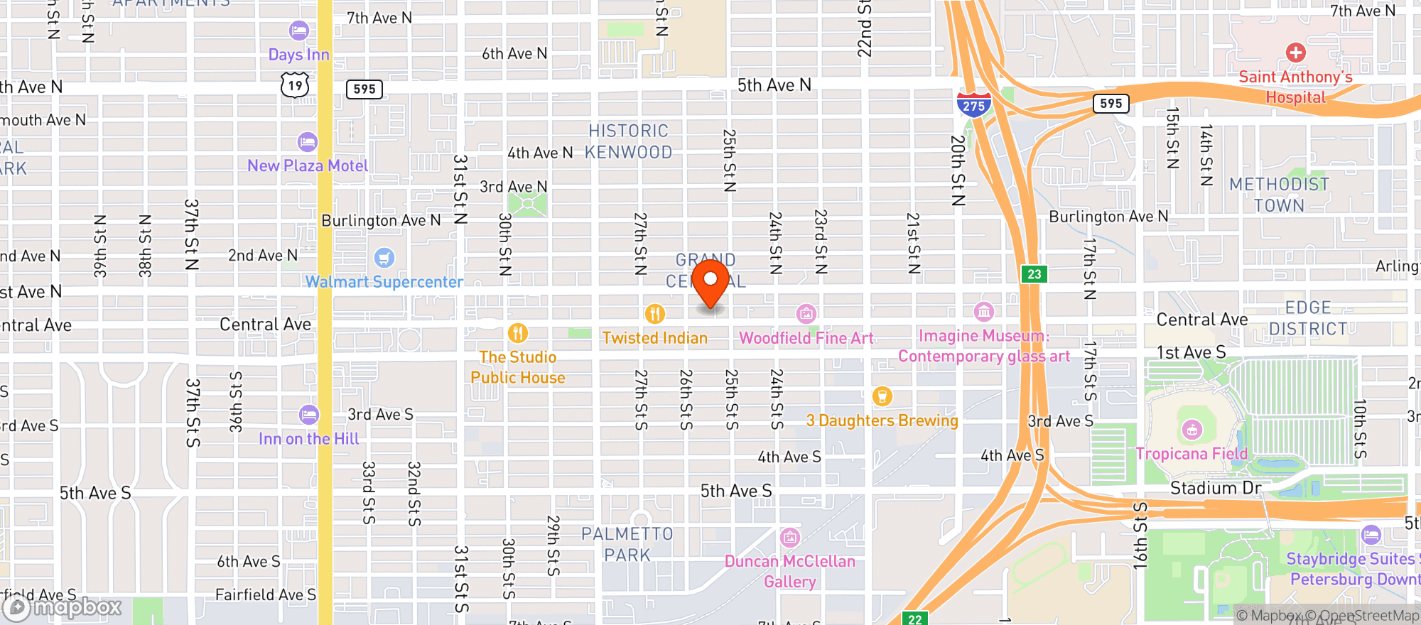 Map showing Rasta Canna Bar | Nothing But Hemp