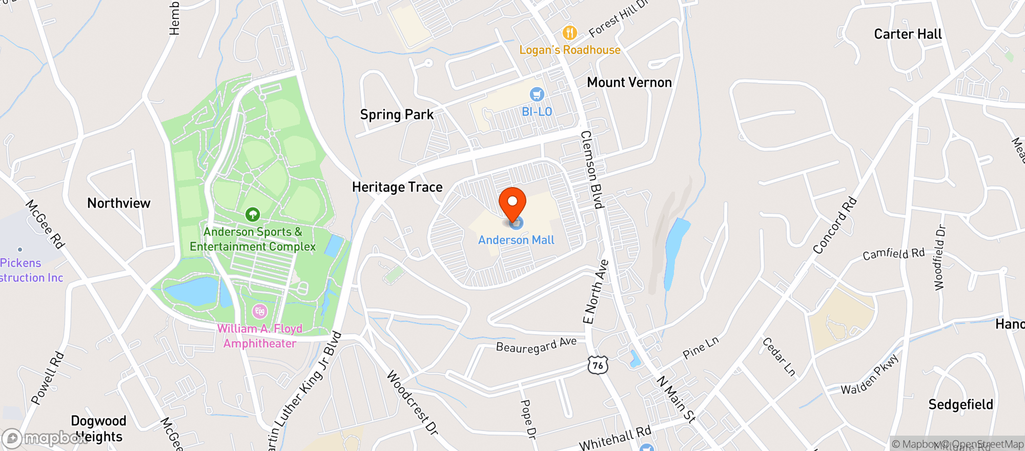 Map showing Rock n Roll Hemp Organics