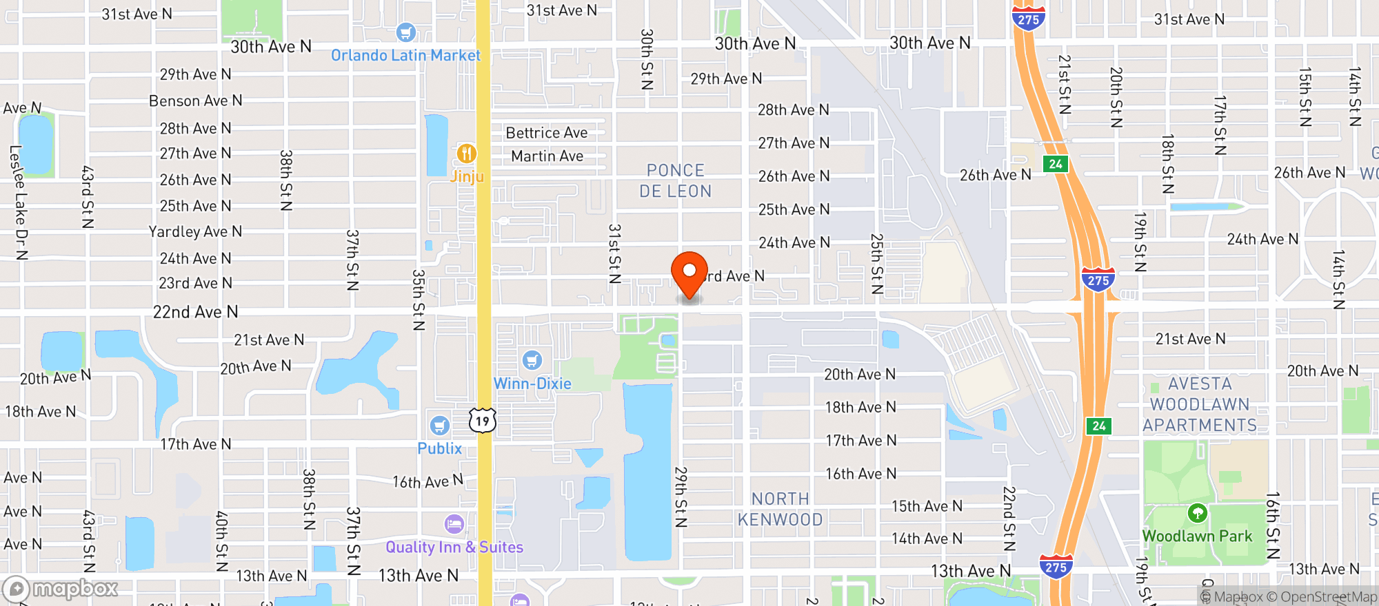 Map showing Bananas Records