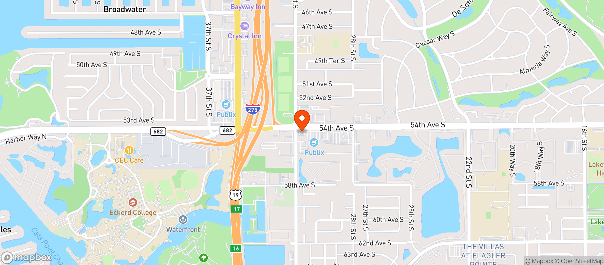 Map showing Marathon