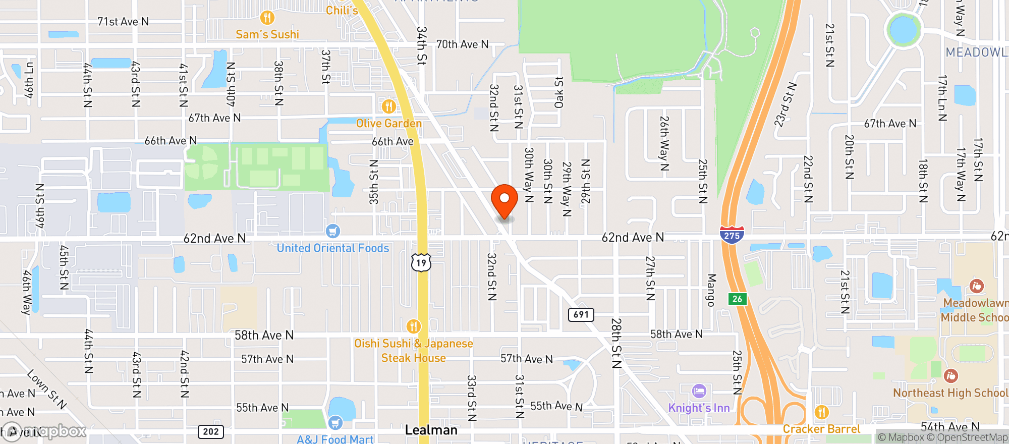 Map showing Hossam Attia (sunoco)