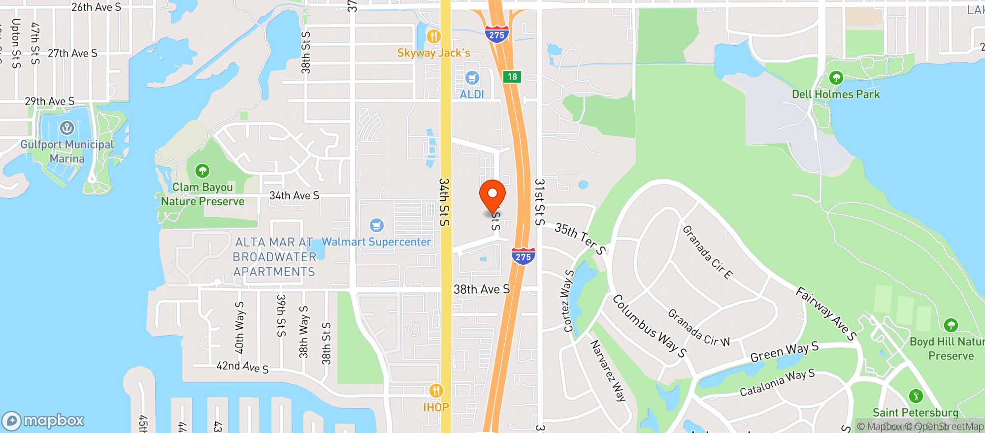 Map showing Sprouts Farmers Market