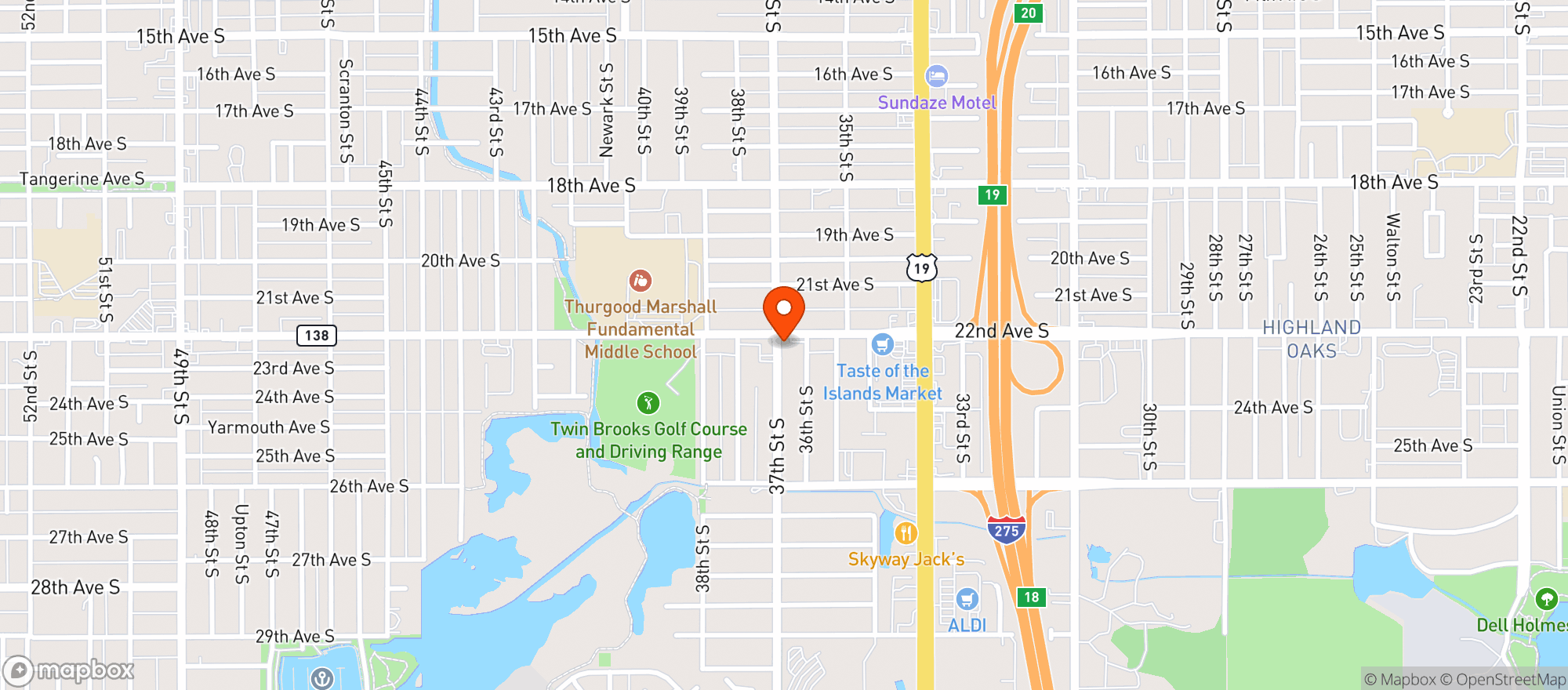Map showing Hookin' Ain't Easy