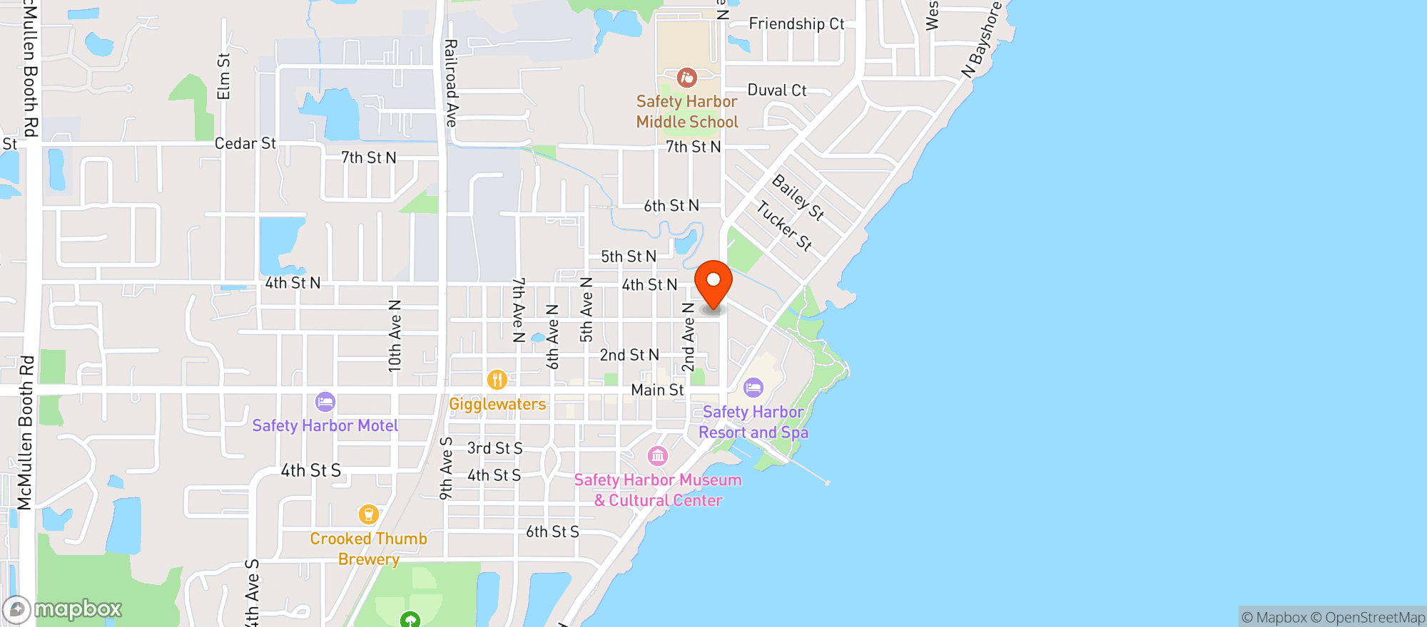 Map showing First Choice Food & Deli