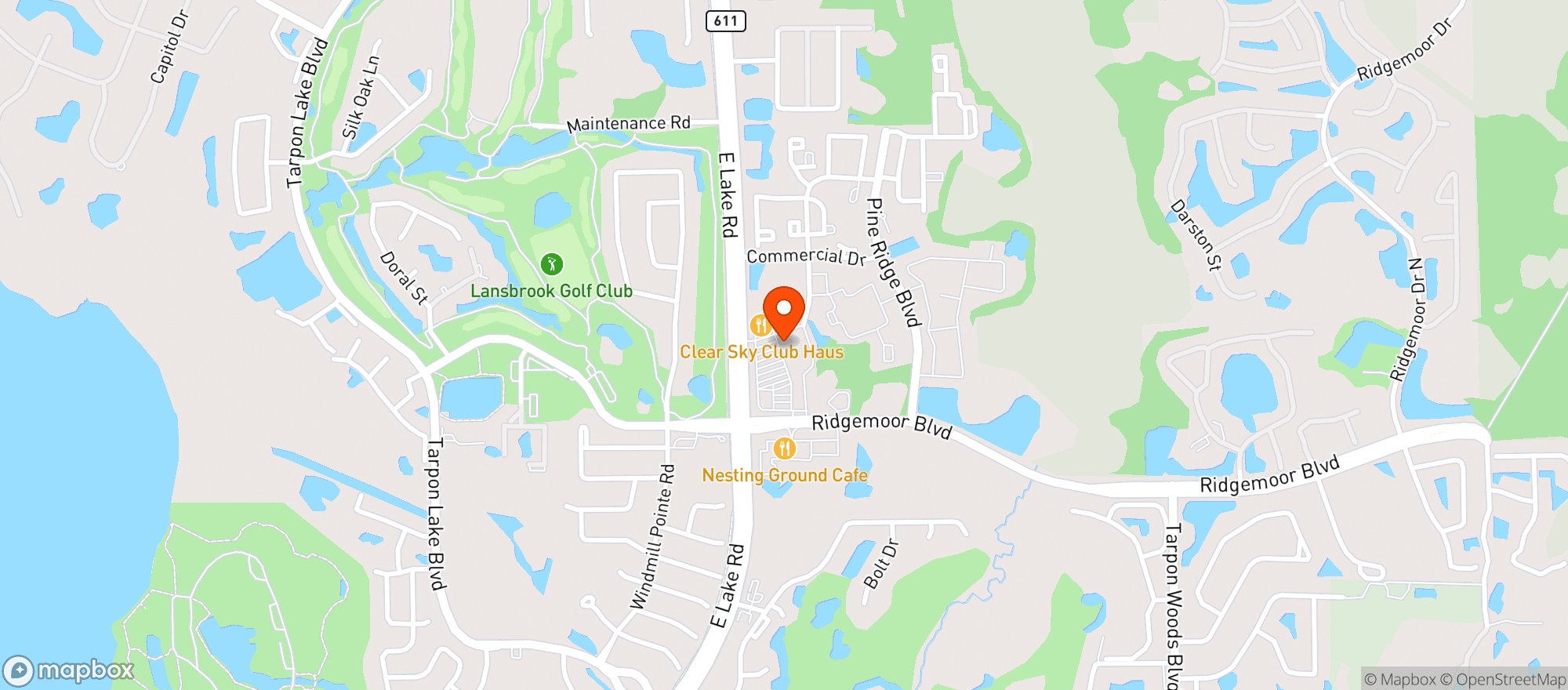 Map showing Luekens Liquors