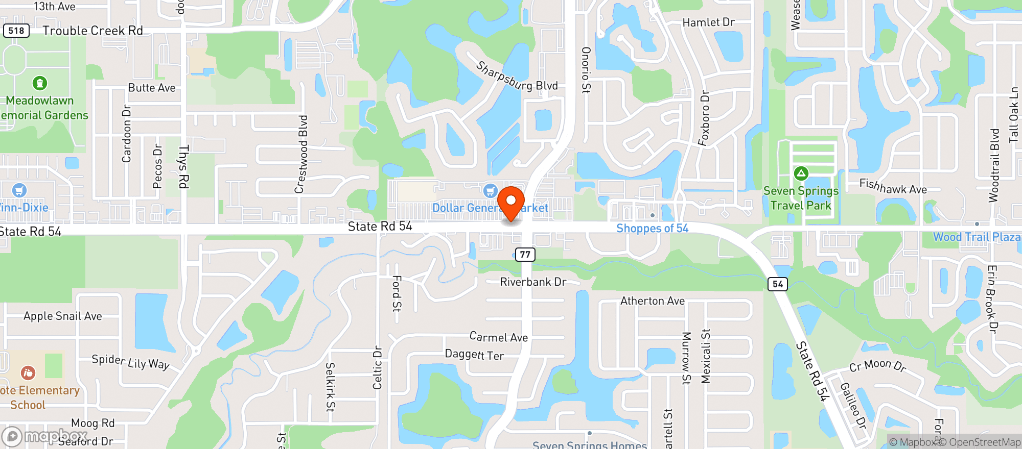 Map showing Cvs Pharmacy
