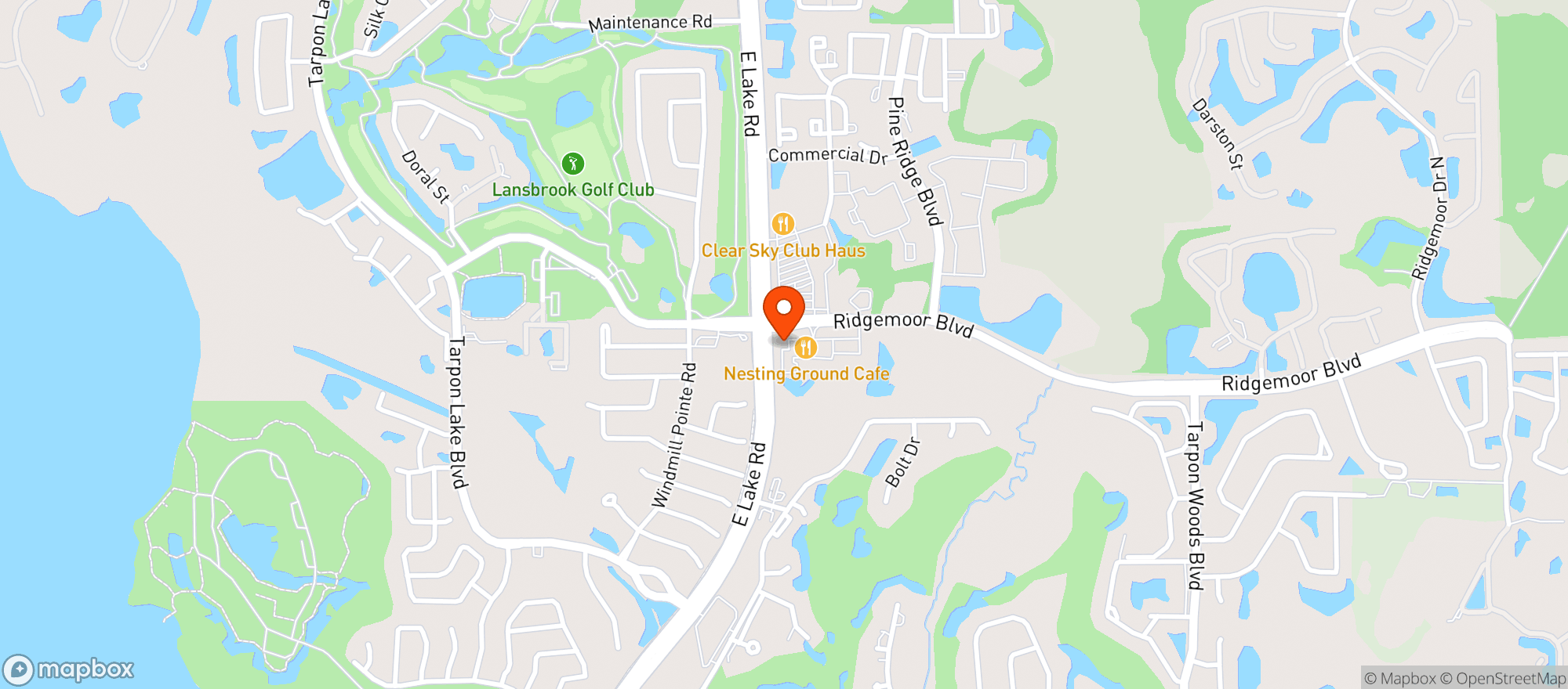 Map showing Rally Gulf Coast Market
