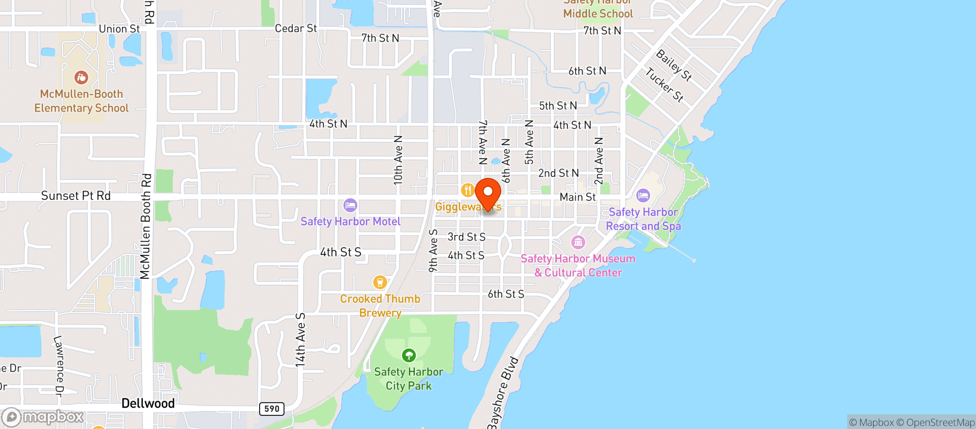 Map showing Neighborhood Bark & Bouti