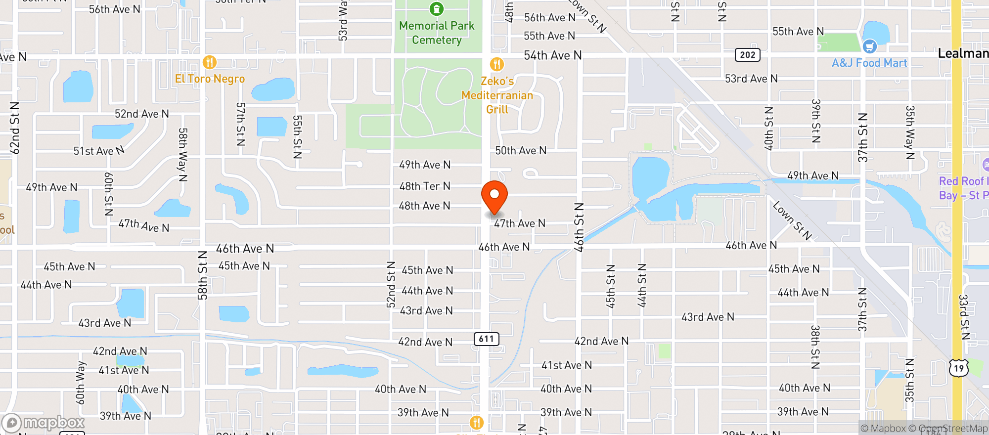 Map showing Liquor Smoke Shop