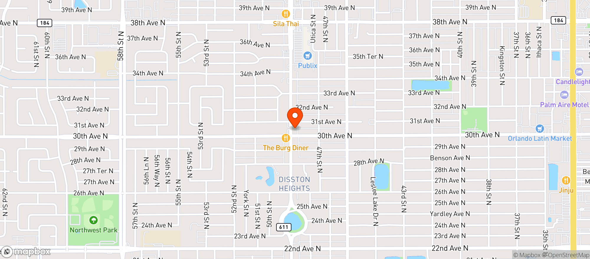 Map showing 49th Chevron