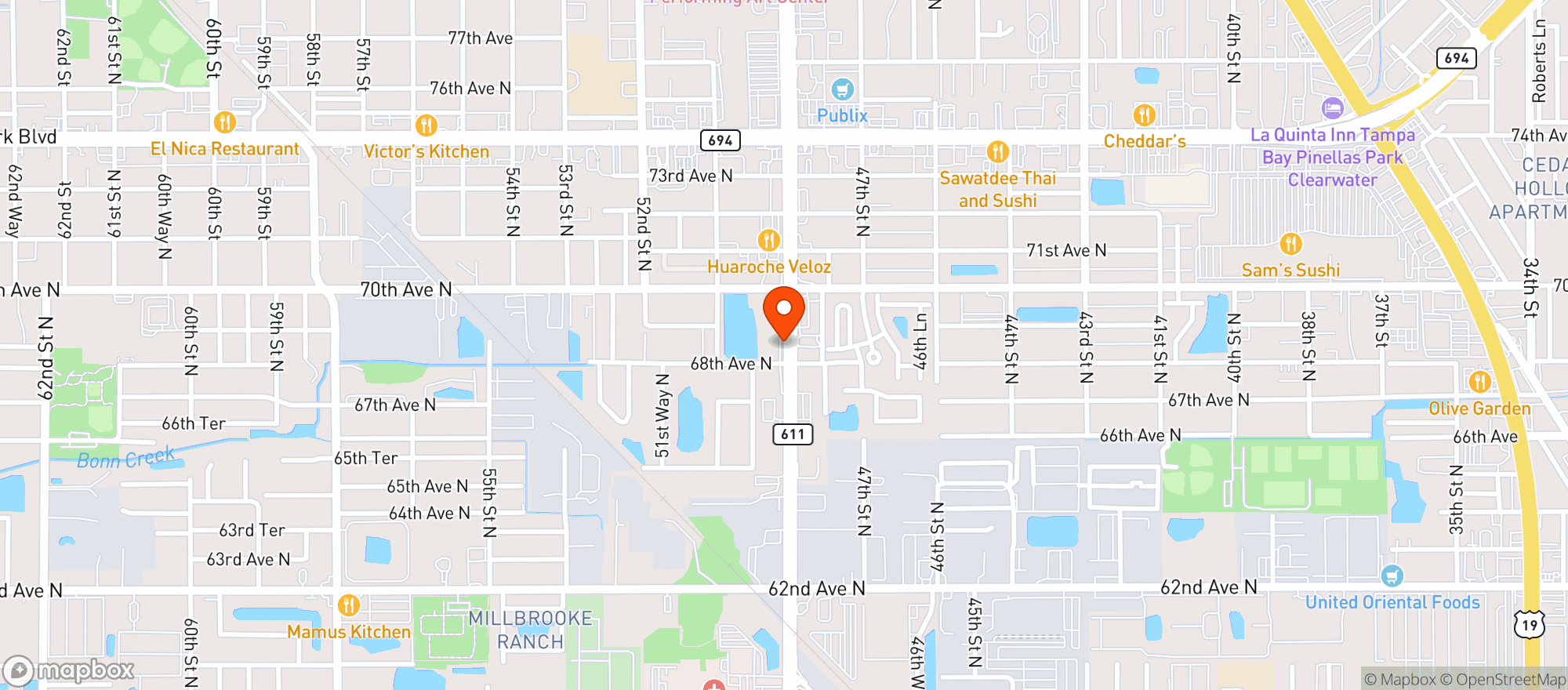 Map showing Decosmo Italian Market