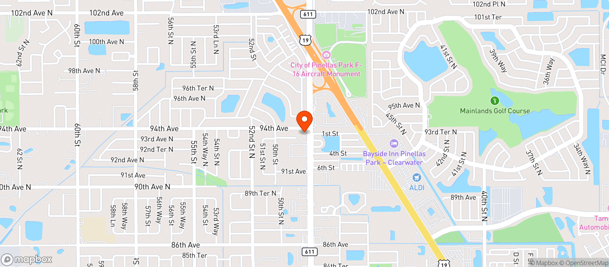 Map showing Superstop Shell