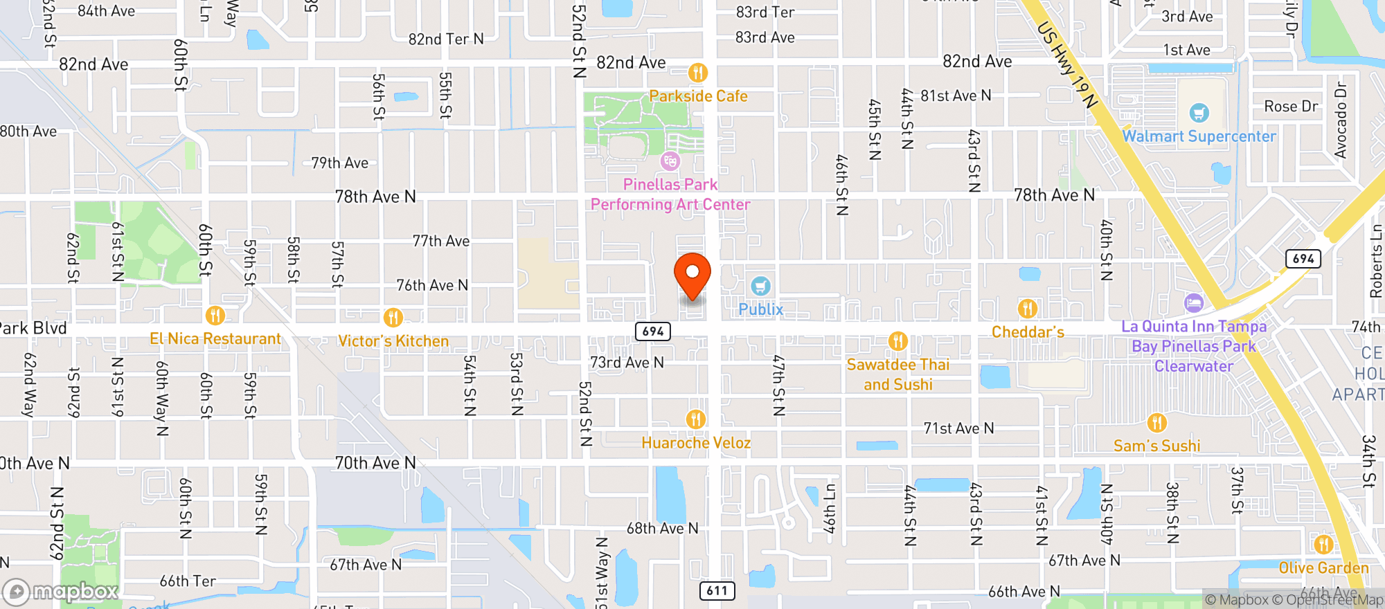 Map showing Cvs Pharmacy #171