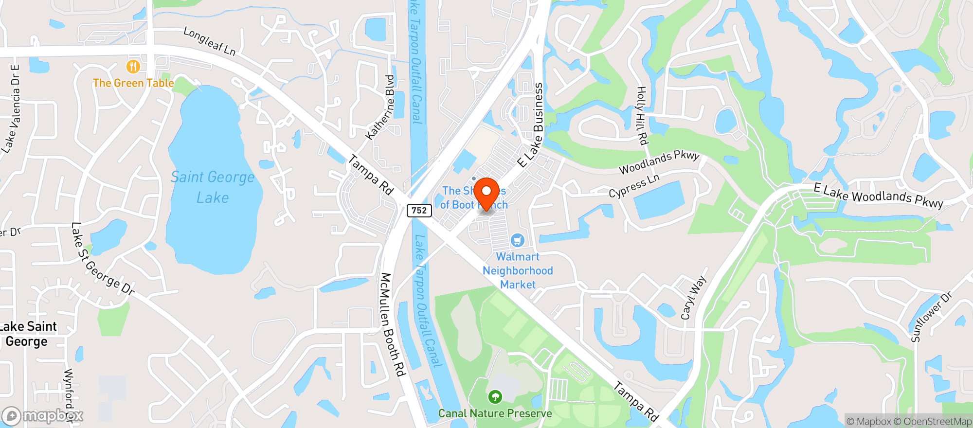 Map showing Walmart Neighborhood Market