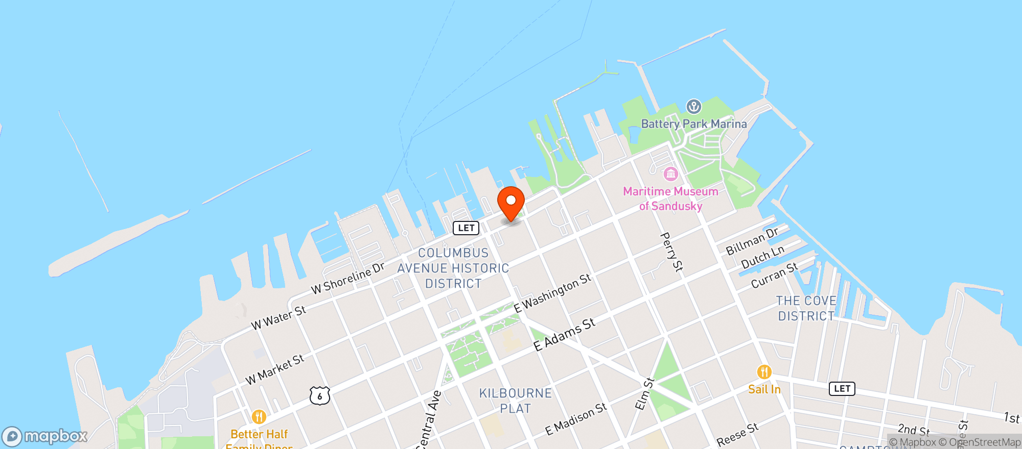 Map showing CLUBHOUSE NO 3 SPORT SOCIAL