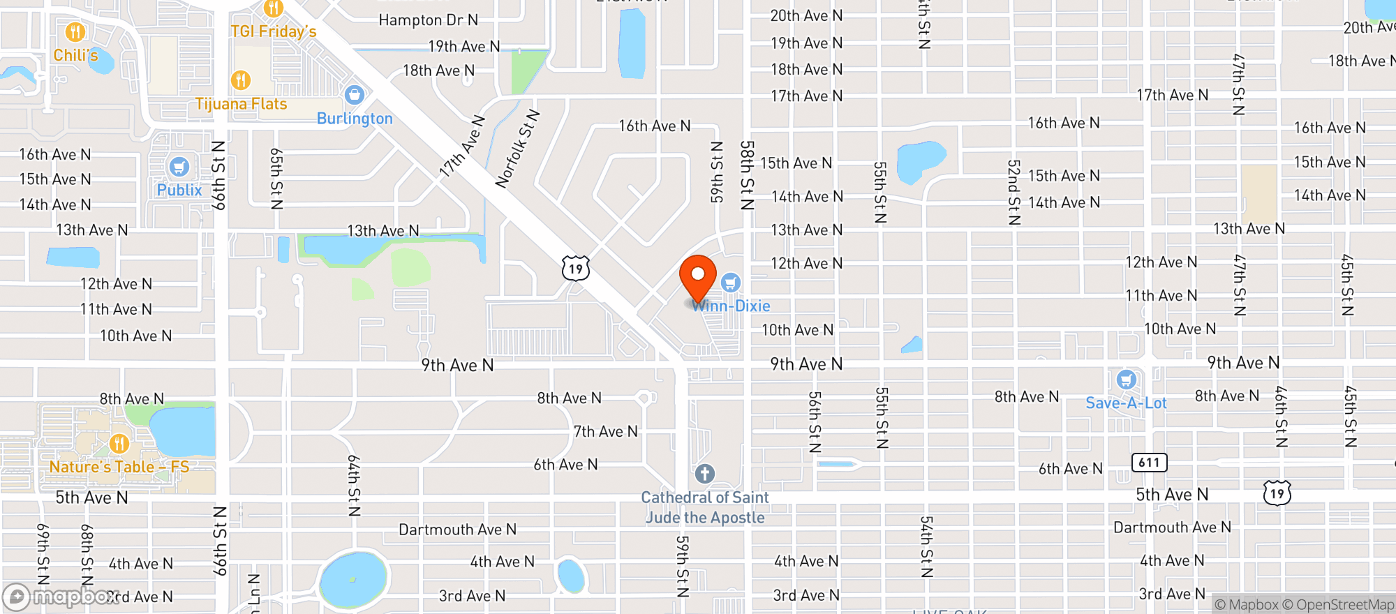 Map showing Wine And Liquors 5
