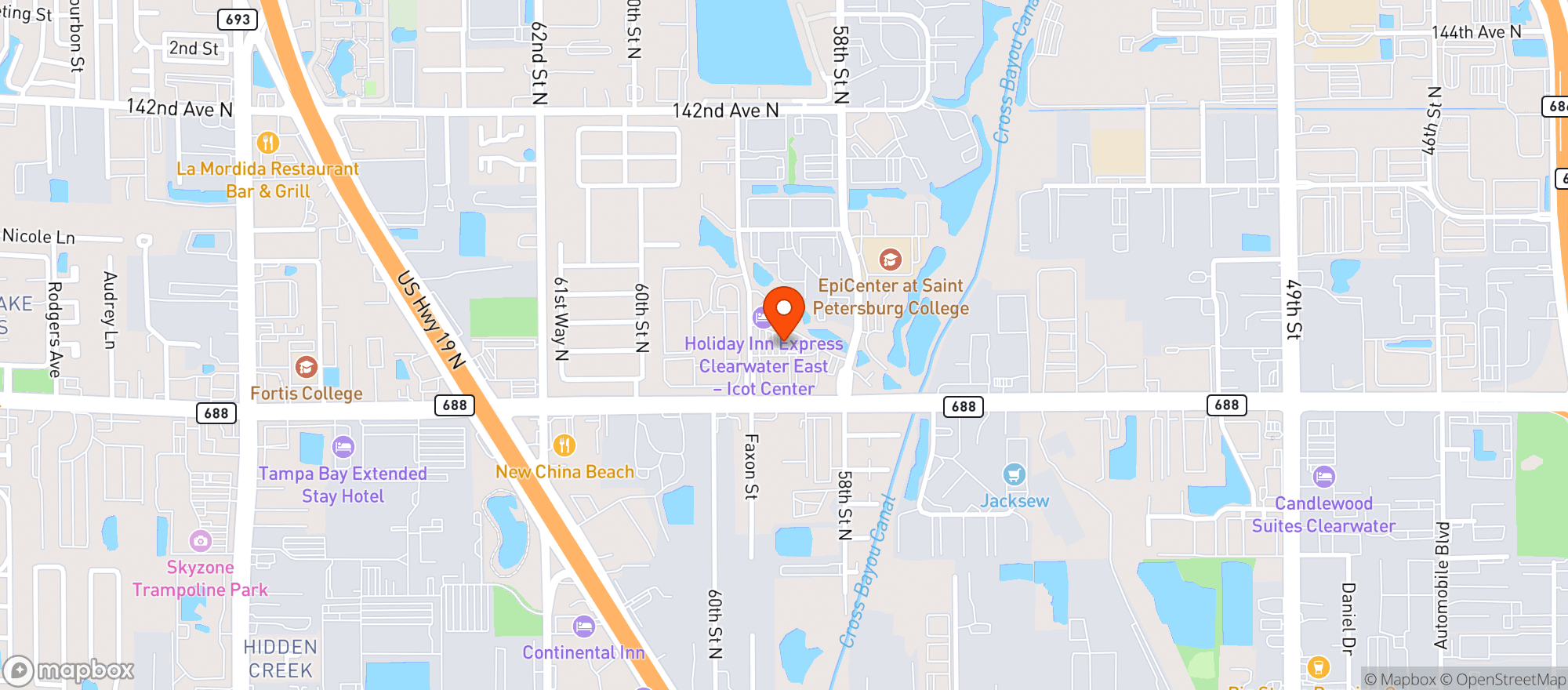 Map showing Brewlands Bar & Billiards