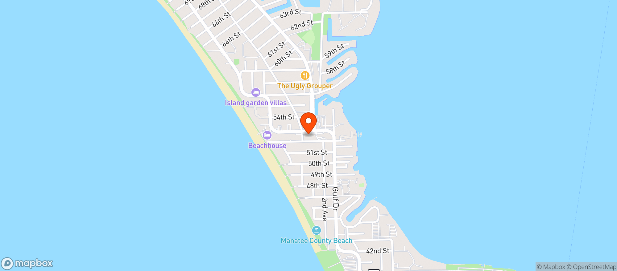 Map showing Hurricane Hanks