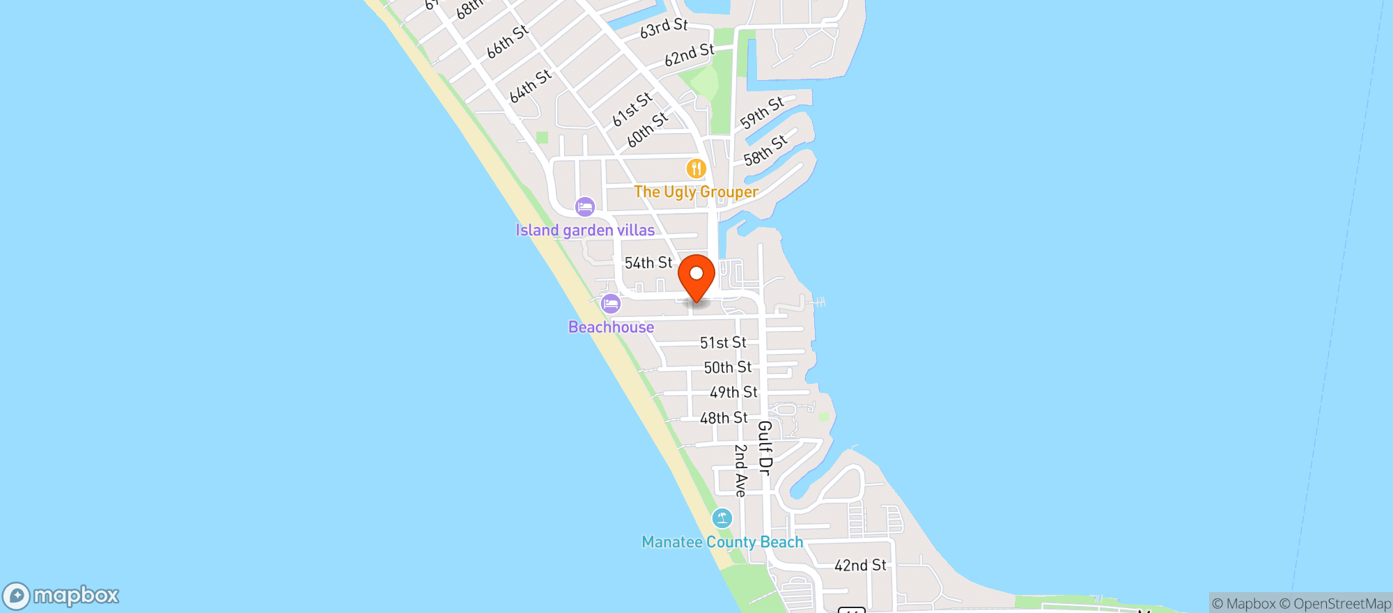Map showing Fifty Three Fifty The Pourhouse