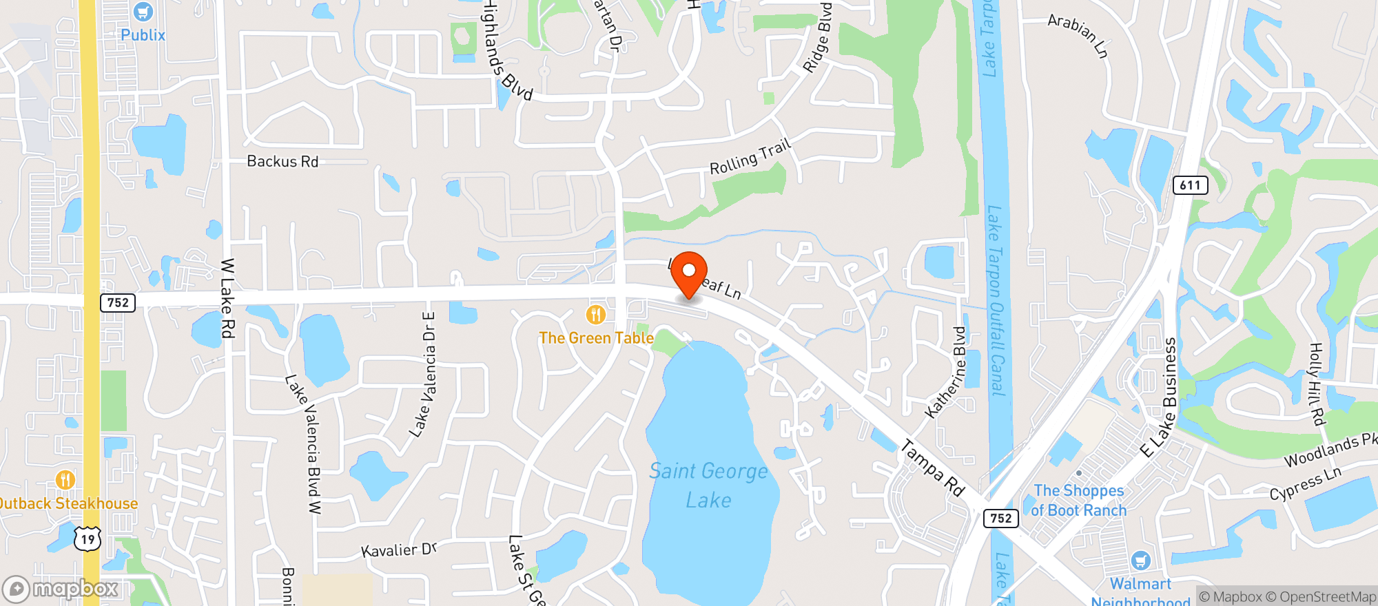 Map showing Bjs Bar