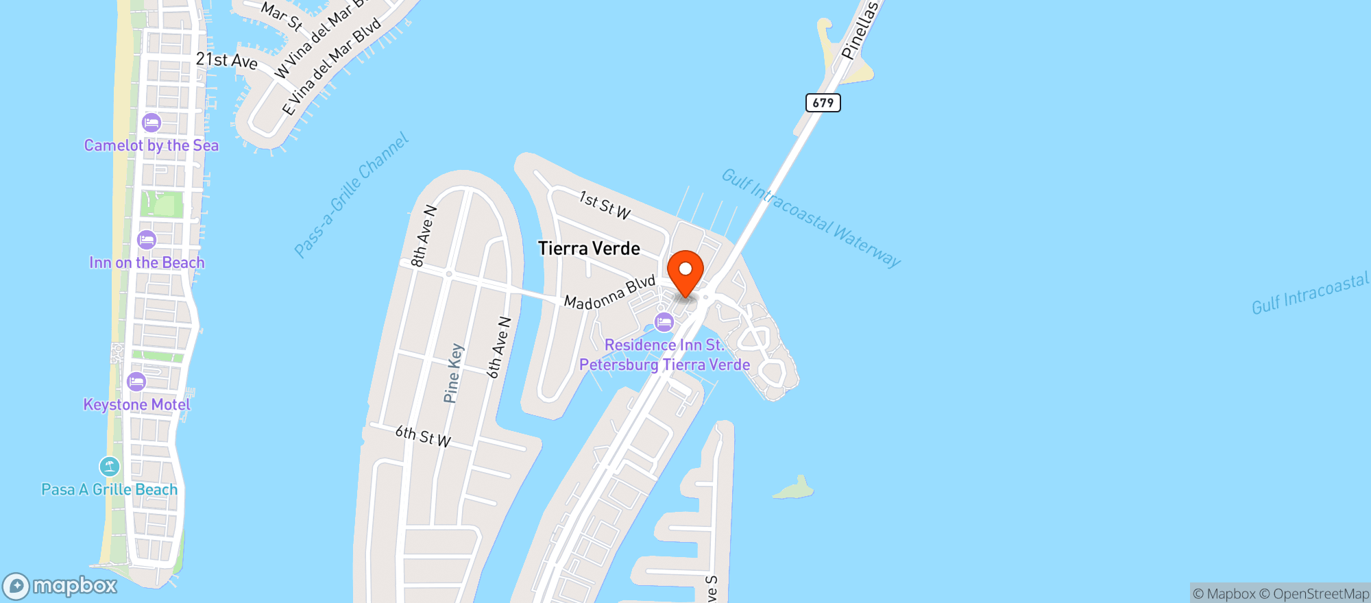 Map showing 7 Eleven #29301