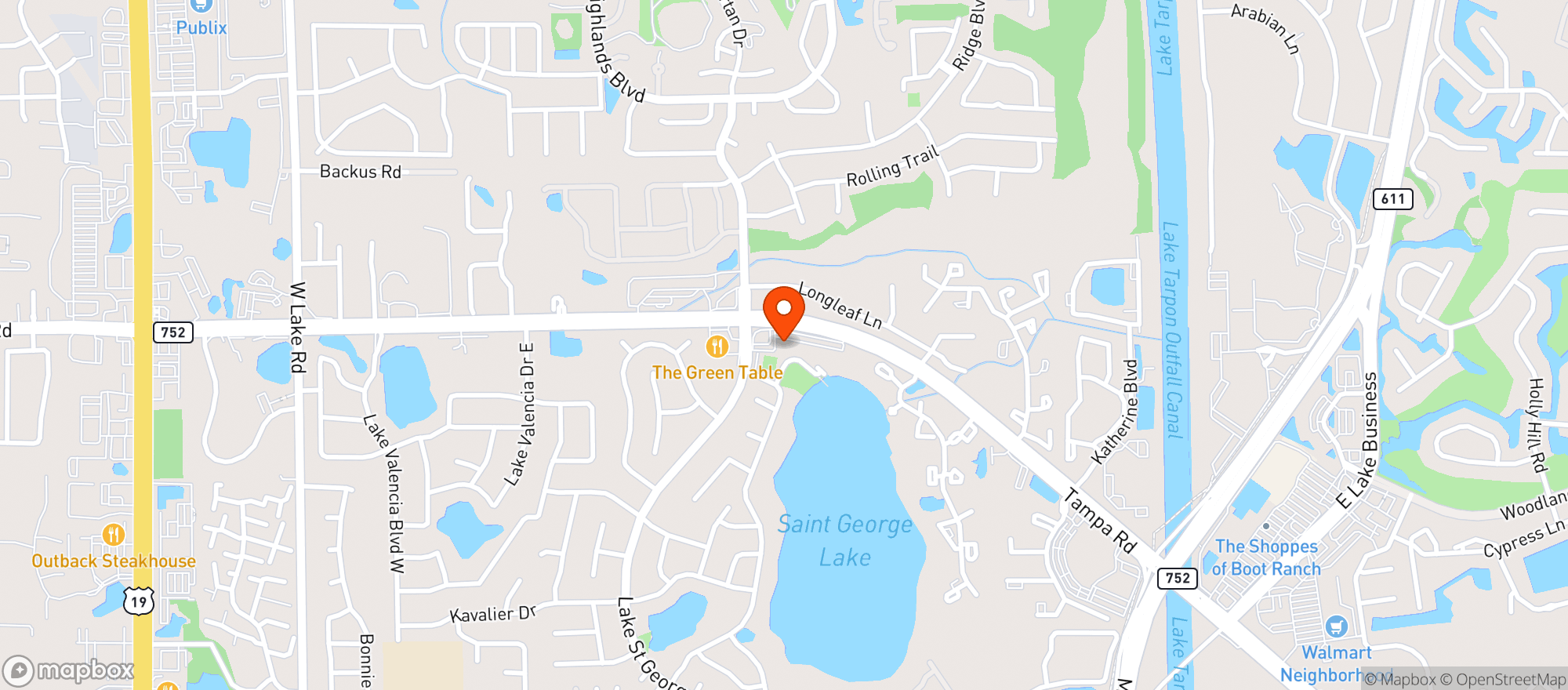 Map showing Circle K #7495
